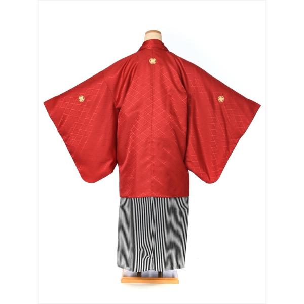 袴 小学生 男 ジュニア用紋付袴セットレンタル8AQM16 紋付きフルセット