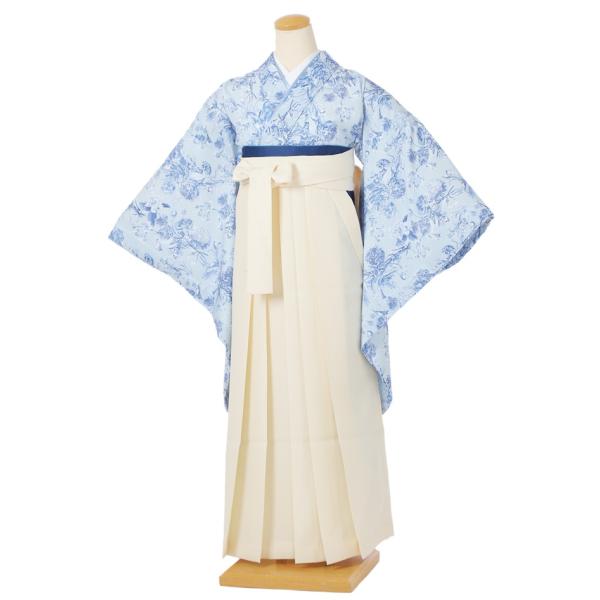 ジュニア女の子　小学校卒業袴セット8AR33 小学生 小学校 卒業式 着物 レンタル 袴 往復送料無料 爆買