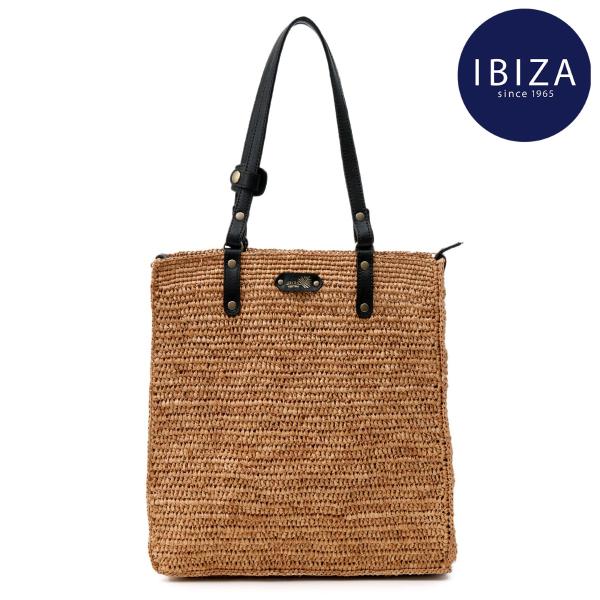 IBIZA（イビサ） イビサ公式 ラフィアバッグ セミショルダー かご
