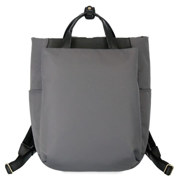 イビサ公式 多機能 M サイズ A4 リュック ナイロン 軽量 本革 レザー