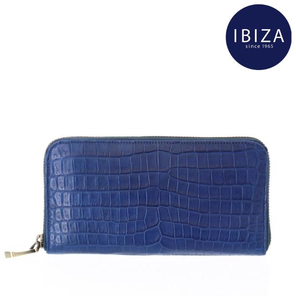 IBIZA（イビサ） イビサ公式 財布 日本製 藍染 クロコダイル ワニ