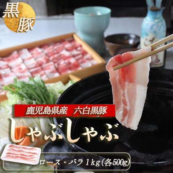 ギフト 肉 豚肉 黒豚 ＜とんかつ用ロース100g×5枚 バラ肉500g＞ セット 鹿児島 しゃぶしゃぶ とんかつ