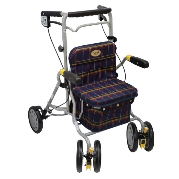 シルバーカー (歩行器)★シンフォニーラクーン★島製作所 島製作所 シンフォニーラクーン／格子NB（島製作所）歩行車ボックス