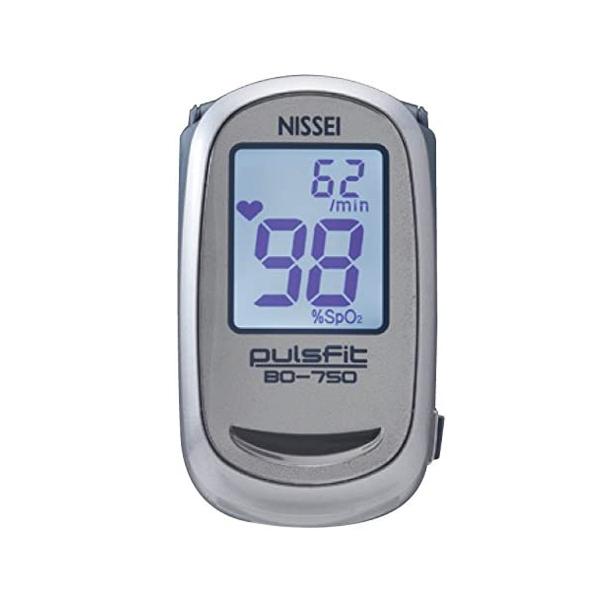 パルスオキシメーター NISSEI パルスフィット BO-750 健康管理 在宅介護 防滴 日本製