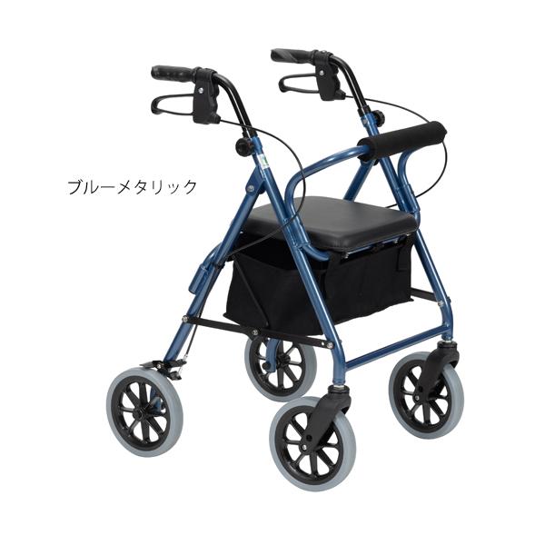 竹虎 ハッピーIII ／ブルーメタリック 歩行車 （竹虎）117090