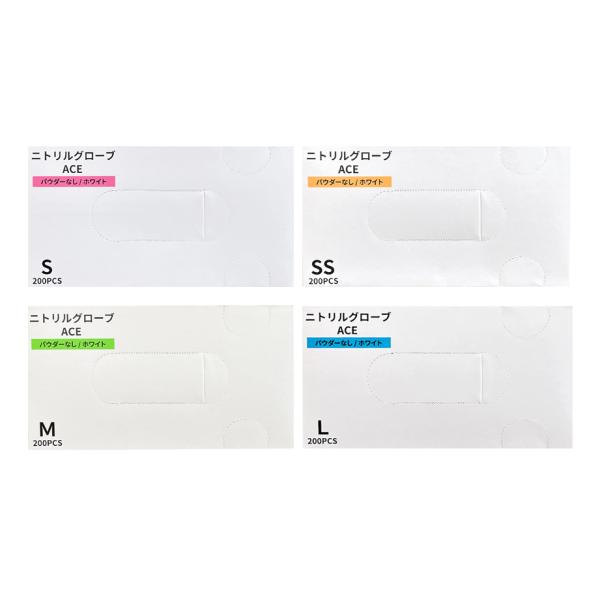 ファーストレイト （ケース販売）ニトリルグローブACE（エース
