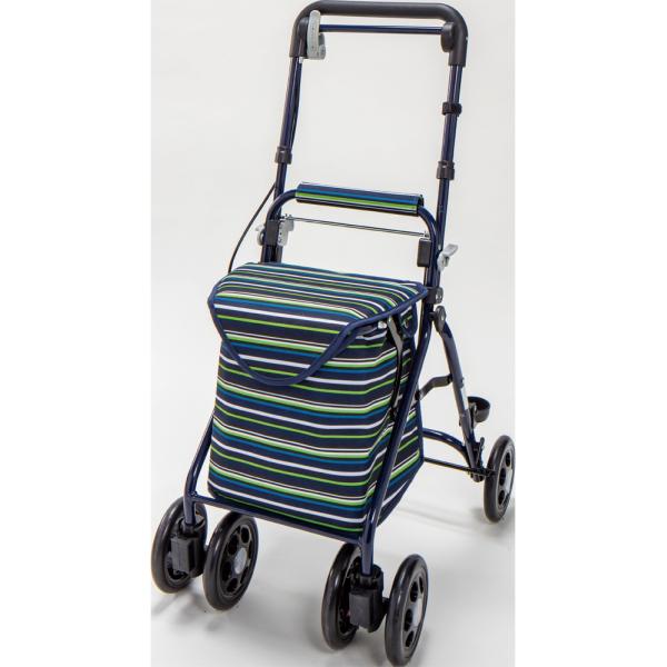 マキテック らくらくスリムバスケット／ストライプネイビー