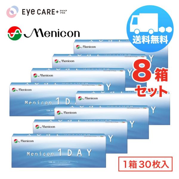 メニコンワンデー×8箱セット（1箱30枚入り） menicon 1日使い捨て ソフトコンタクトレンズ 送料無料 爆買
