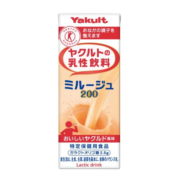 ヤクルト ヤクルトの乳性飲料 ミルージュ200 200ml×24本 1ケース