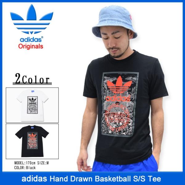adidas hand drawn tee