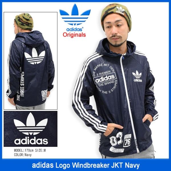 ✨美品✨【adidas】メンズ/カジュアルジャケット（L）ネイビー/内ポケット有 icefield_adi-ay8634