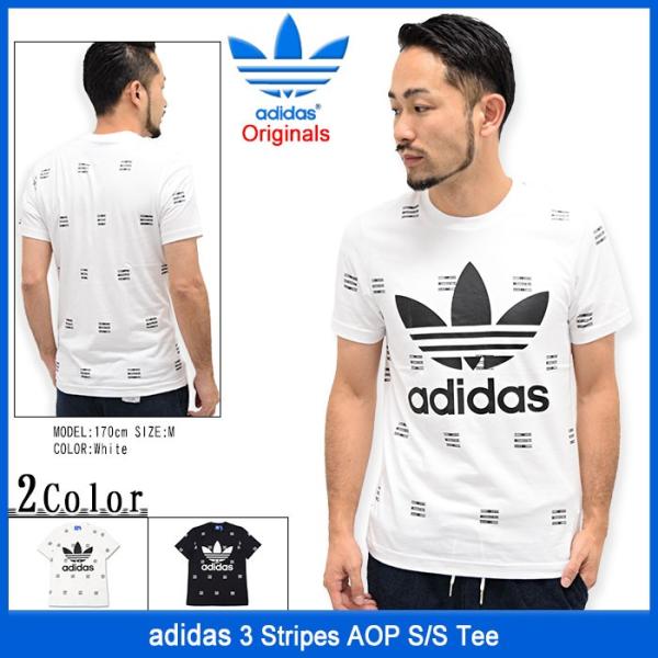 adidas Originals アディダス Tシャツ 半袖 メンズ スリー ストライプ