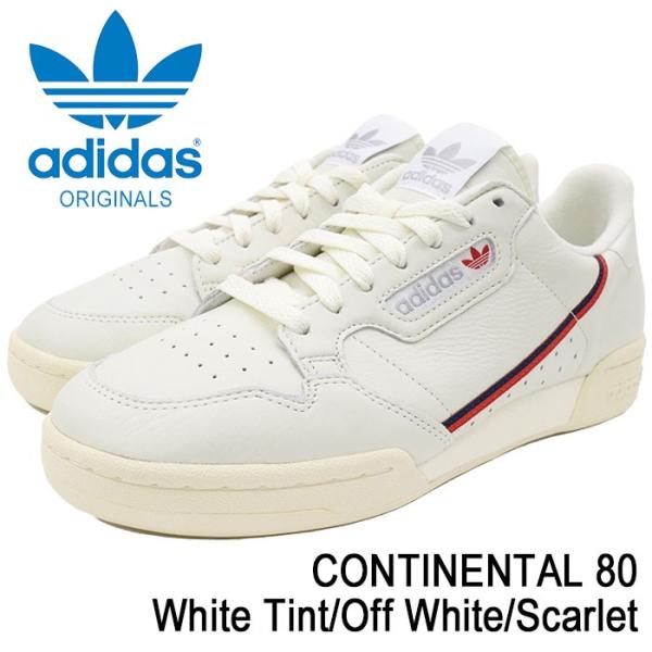 アディダス adidas スニーカー メンズ 男性用 コンチネンタル 80 White Tint/Off White/Scarlet オリジナルス(adidas  CONTINENTAL 80 B41680) :ADI-B41680:ice field - 通販 - Yahoo!ショッピング