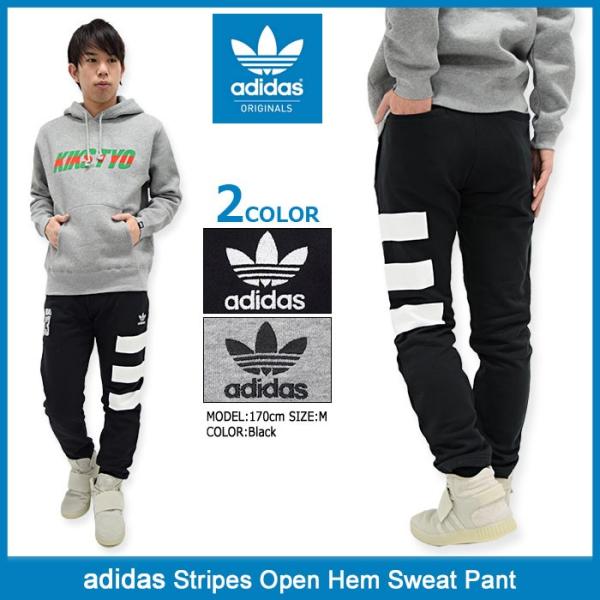 adidas Originals アディダス パンツ メンズ ストライプス オープン
