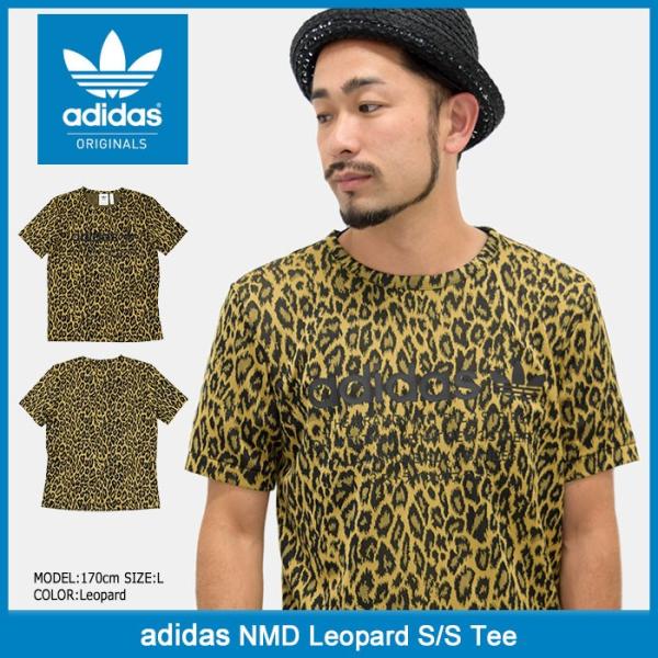 adidas Originals アディダス Tシャツ 半袖 メンズ NMD レオパード