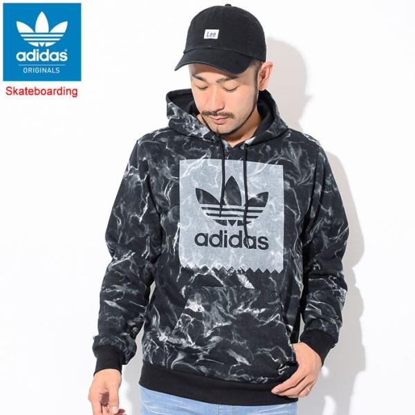 アディダス プルオーバー パーカー adidas メンズ マーブル AOP
