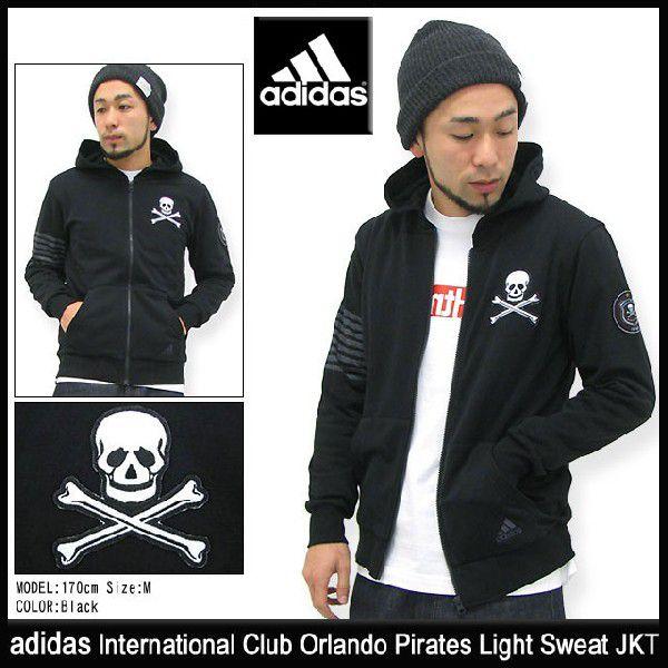 アディダス adidas インターナショナル クラブ オーランド パイレーツ ライト スウェット ジャケット(Orlando Pirates JKT  メンズ F48152)