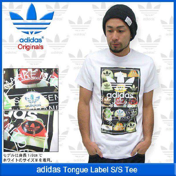 adidas Originals アディダス タン ラベル Tシャツ 半袖 オリジナルス