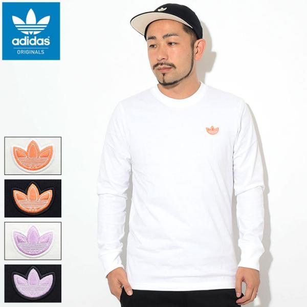 adidas Originals アディダス Tシャツ 長袖 メンズ ワッペン adidas Originals アディダス Tシャツ 長袖 メンズ ワッペン