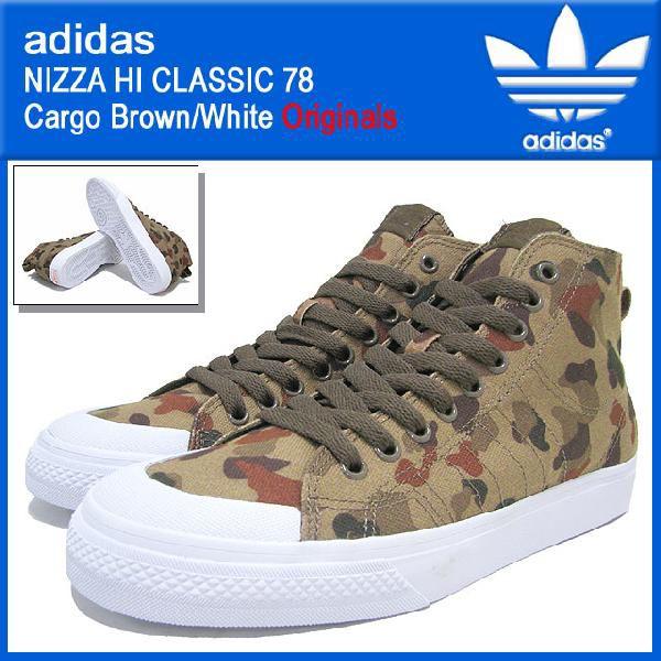 アディダス adidas スニーカー ニッツァ ハイ クラシック 78 Cargo Brown/White オリジナルス (adidas NIZZA  HI CLASSIC 78 Cargo Originals G95800) :ADI-G95800:ice field - 通販 -  Yahoo!ショッピング