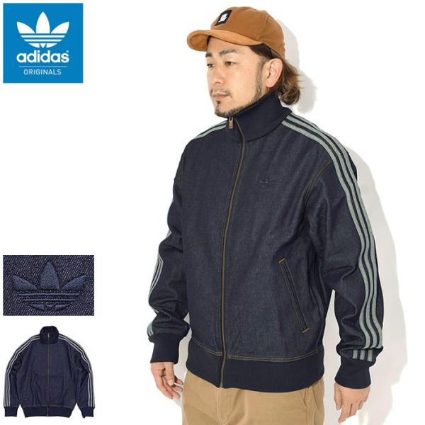 アディダス ジャケット adidas メンズ アディカラー ロー デニム ファイヤーバード トラック トップ オリジナルス ( Adicolor Raw Denim Firebird JKT KS4971 )