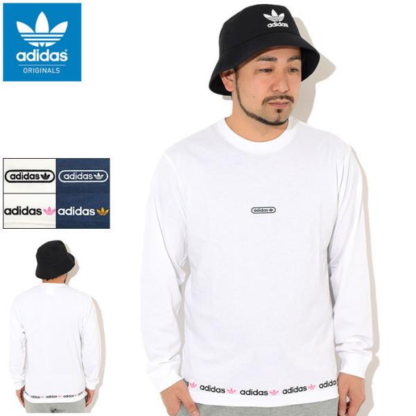 adidas Originals アディダス Tシャツ 長袖 メンズ リニア