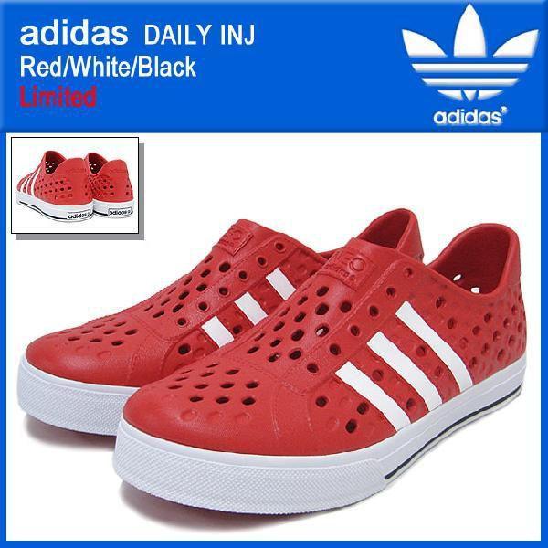 adidas red white black
