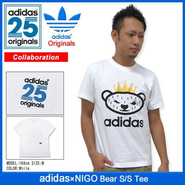 アディダス オリジナルス×NIGO adidas Originals by NIGO ベアー Tシャツ 半袖 コラボ オリジナルス(Bear S/S  Tee メンズ 男性用 S07784)