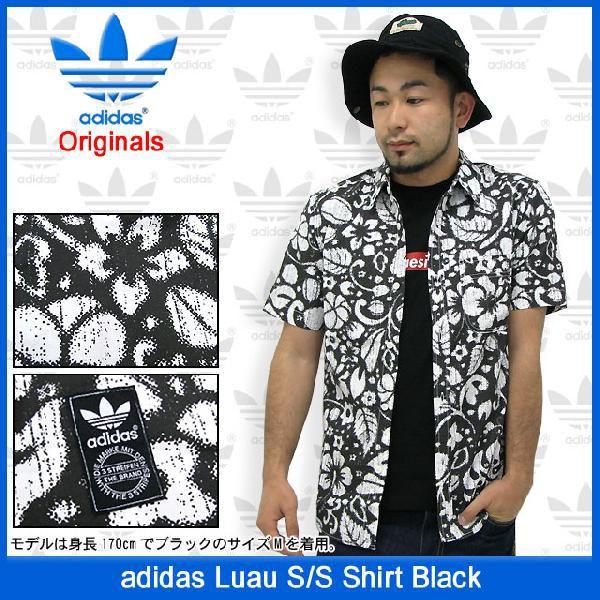 adidas Originals アディダス ルアウ シャツ 半袖 ブラック オリジナル
