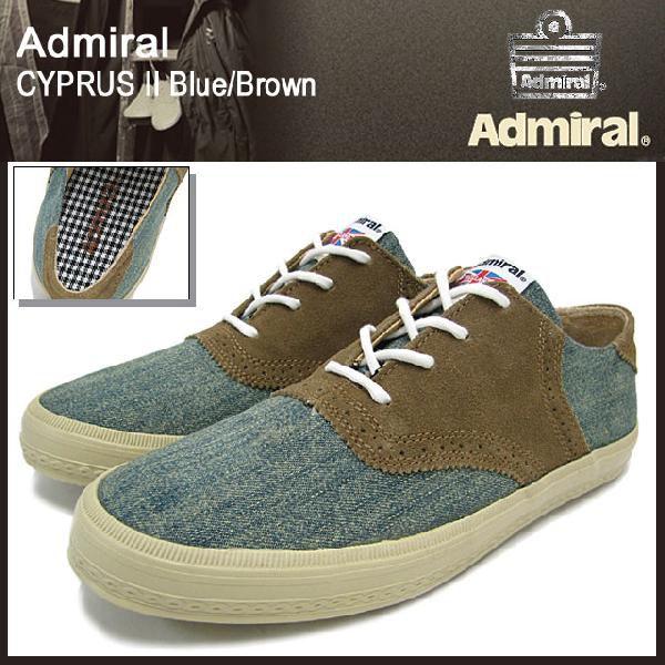Admiral（アドミラル） スニーカー サイプラス 2 ブルー/ブラウン