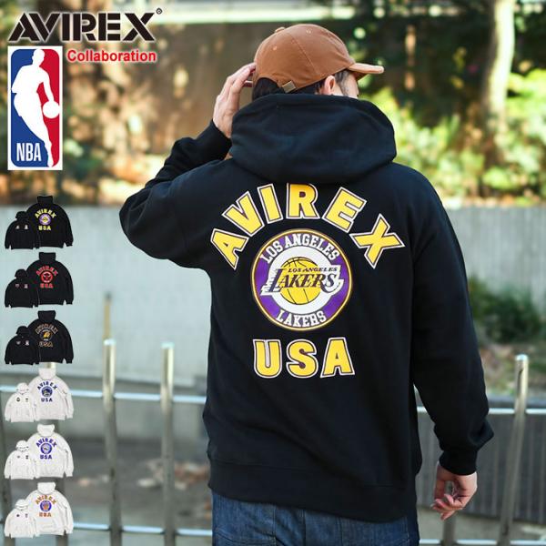 アビレックス AVIREX パーカー プルオーバー メンズ エヌビーエー コラボ ( NBA Pullover Hoodie スウェット トップス 7835131003 )
