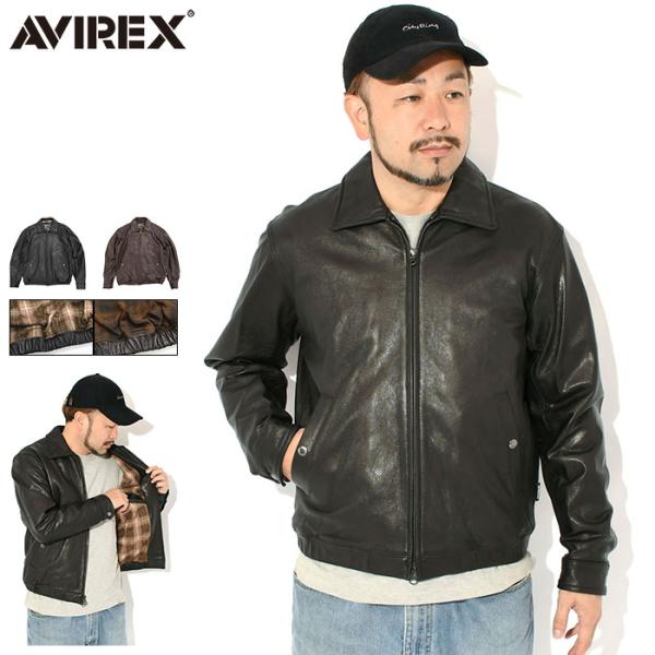 未使用級 ビッグサイズ2XL AVIREX スウィングトップ ジャケット 羊革 未使用級 ビッグサイズ2XL AVIREX スウィングトップ ジャケット 羊革革