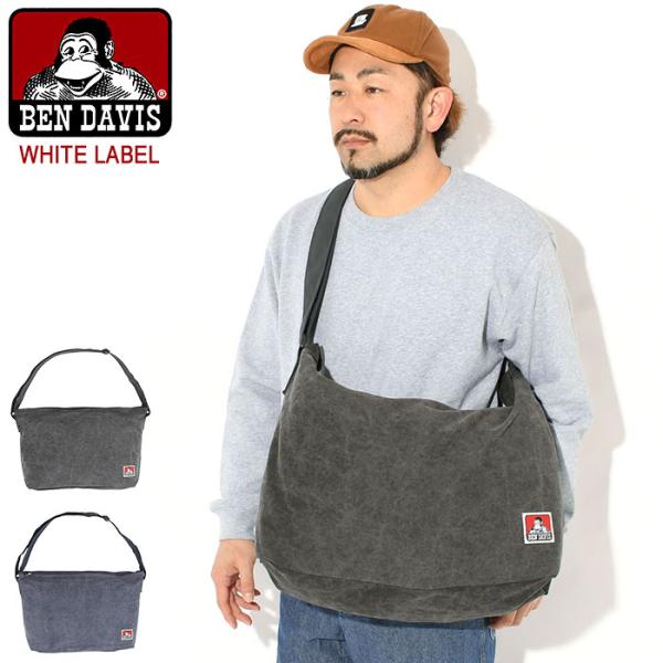 ベンデイビス ショルダーバッグ BEN DAVIS ビッグ ピグメント ホワイトレーベル ( BDW-8341PG Big Pigment Shoulder Bag WHITE LABEL メンズ レディース )
