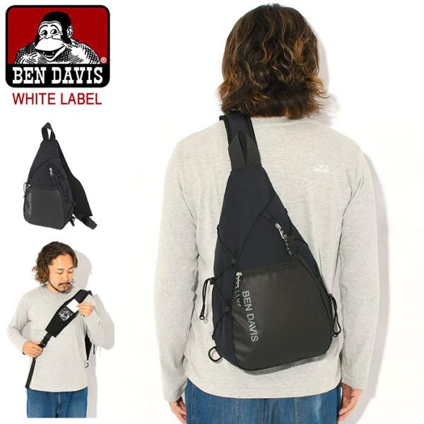 ベンデイビス ボディバッグ BEN DAVIS ラージ ワンショルダーバッグ ホワイトレーベル ( BDW-8504 Large One Shoulder Bag メンズ レディース ユニセックス )