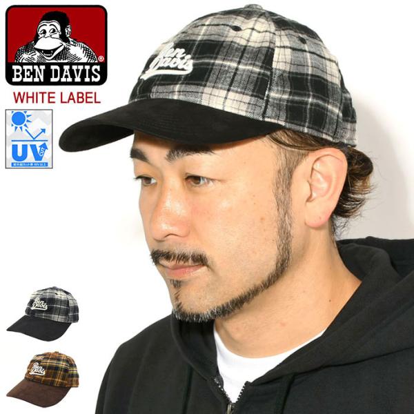 ベンデイビス キャップ BEN DAVIS チェック ホワイトレーベル ( BDW-8732 Check Cap WHITE LABEL ストラップバック 帽子 メンズ レディース )