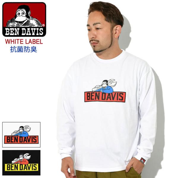 BEN DAVIS/WHITE LABEL ベンデイビス ロンT Tシャツ 長袖 DAVIS