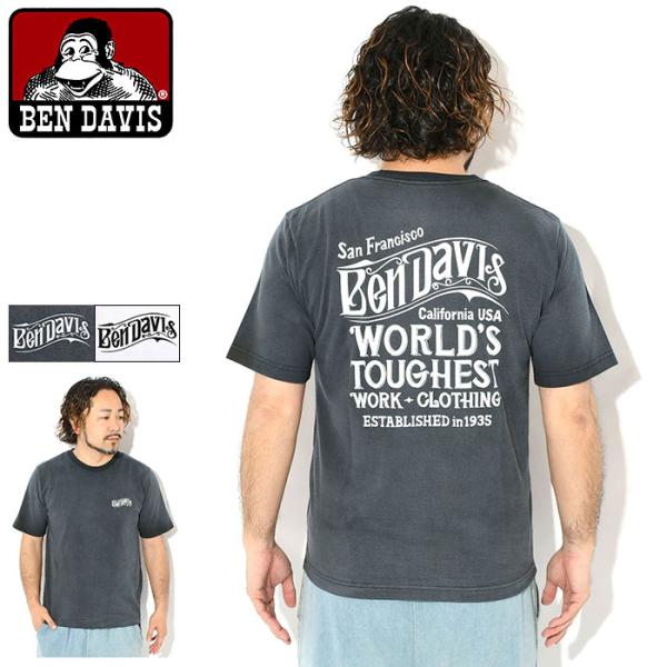 BEN DAVIS（ベンデイビス） Tシャツ 半袖 メンズ オールド サイン VNTG