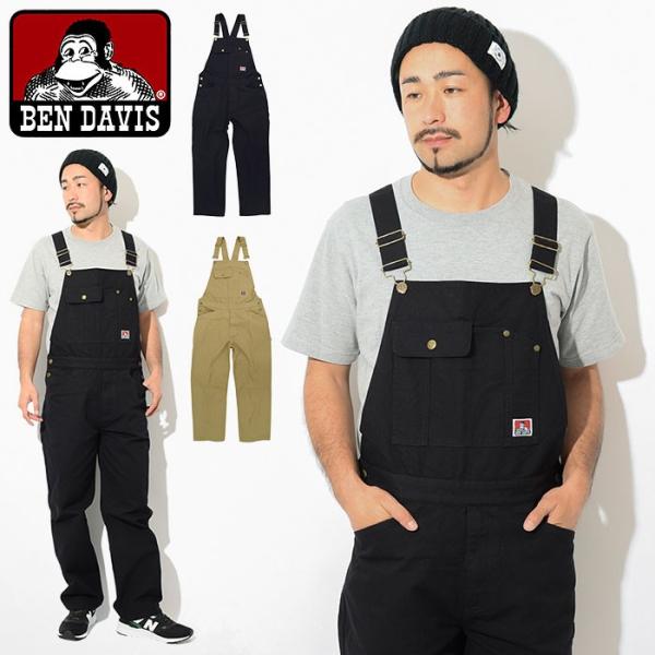 L 新品 BEN DAVIS OVERALL オーバーオール ヒッコリー グレー icefield_ben-g-9580041