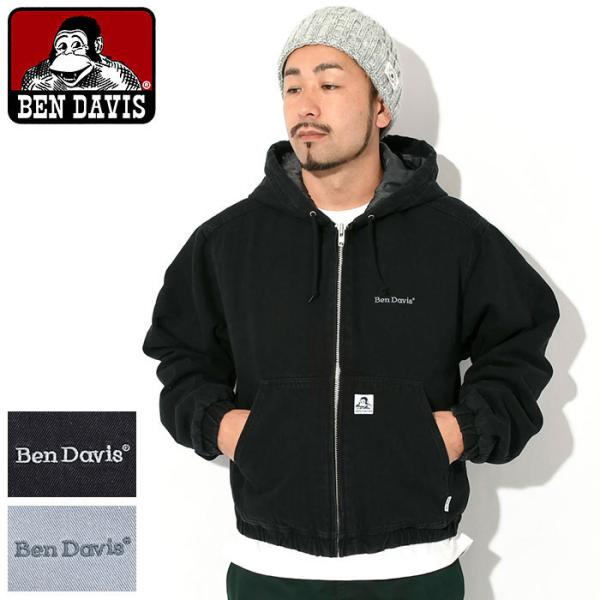 BEN DAVIS/ベンデイビス　ワーカーズパーカー BEN DAVIS ベンデイビス ジャケット メンズ ブリーチド