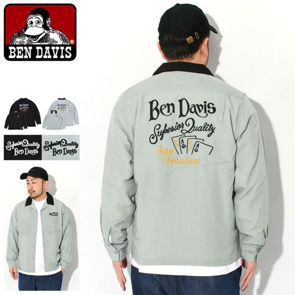BEN DAVIS（ベンデイビス） シャツ 長袖 メンズ フォー エース