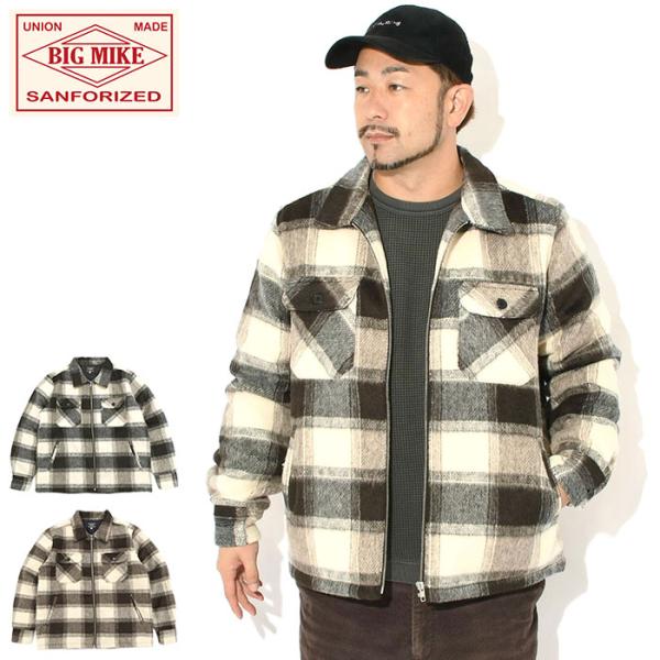 BIG MIKE（ビッグマイク） ジャケット メンズ オンブレー ジップ