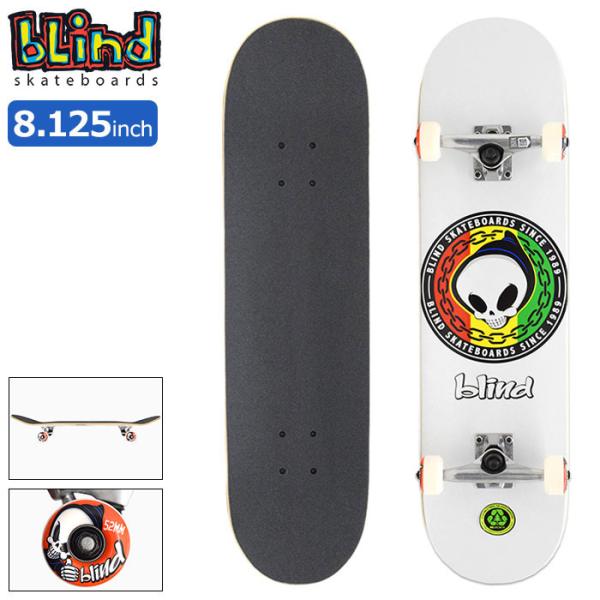 送料無料 ブラインド スケボー スケートボード BLIND コンプリート デッキ 8.125インチ Rasta Reaper (8.125in × 31.7in 組み立て済み キッズ) 送料無料 ブラインド スケボー スケートボード BLIND コンプリート デッキ 8.125インチ Rasta Reaper (8.125in × 31.7in 組み立て済み キッズ)