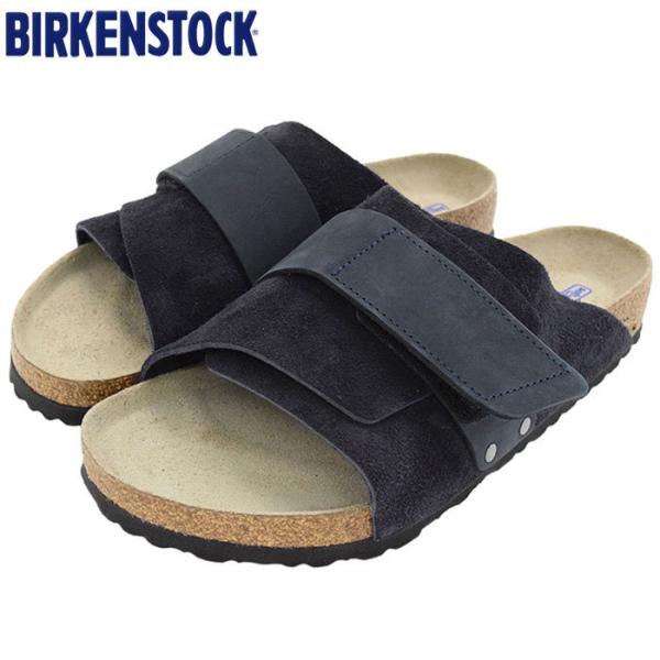 高品質の激安 キョウト 男性用 メンズ サンダル Birkenstock ビルケンシュトック Sfb Shoes シューズ Mens 靴 Sandal 紺 ネイビー レギュラー ノーマル 幅広 Leather Nubuck Suede Sfb Kyoto Birkenstock Midnight ヌバック レザー スエード サンダル