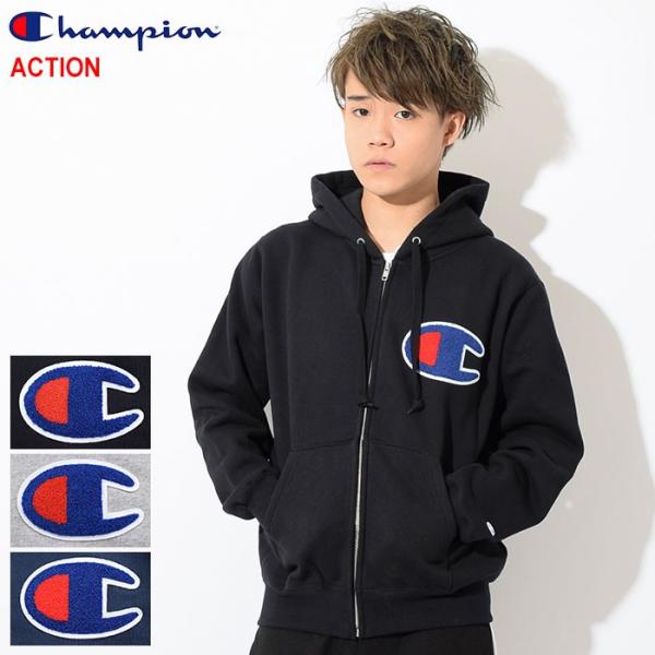 チャンピオン　パーカー Champion（チャンピオン） パーカー ジップアップ メンズ C3-E128(C3