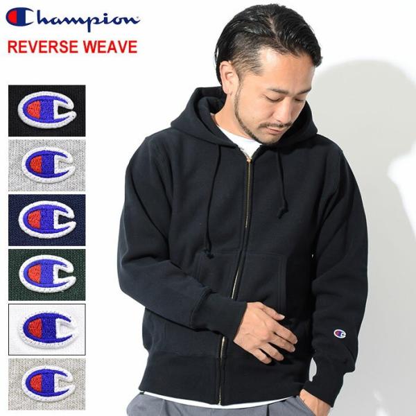 チャンピオン パーカー ジップアップ Champion メンズ C3 W103 C3 W103 Full Zip Hoodie Reverse Weave 日本企画 トップス 男性用 Ice Field 通販 Paypayモール