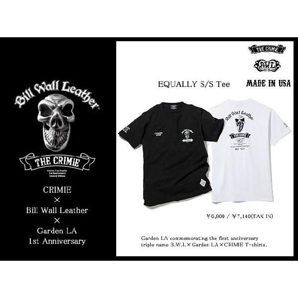 新品【CRIMIE】クライミー　ゴルフ　半袖ポロＴシャツ　Ｌ　ブラック×ホワイト CRIMIE クライミー CRIMIE×BILL WALL LEATHER×Garden LA