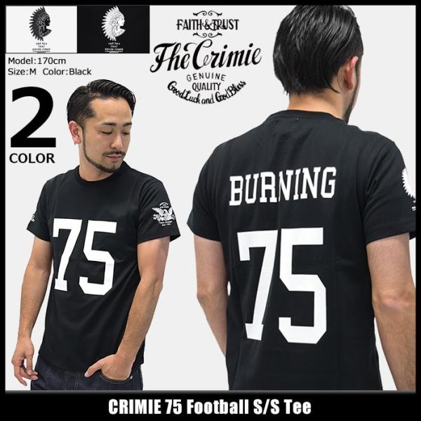 CRIMIE クライミー Tシャツ 半袖 メンズ 75 フットボール(crimie