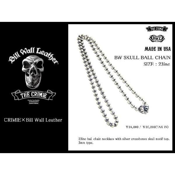 CRIMIE クライミー CRIMIE×BILL WALL LEATHER BW スカル ボール 