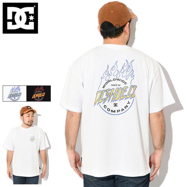 DC SHOES ディーシー Tシャツ 半袖 メンズ CT ファイアリー
