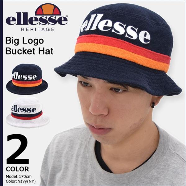 ellesse（エレッセ） ヘリテージ ellesse HERITAGE ハット ビッグ ロゴ